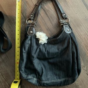 Thirty one denim hobo style purse